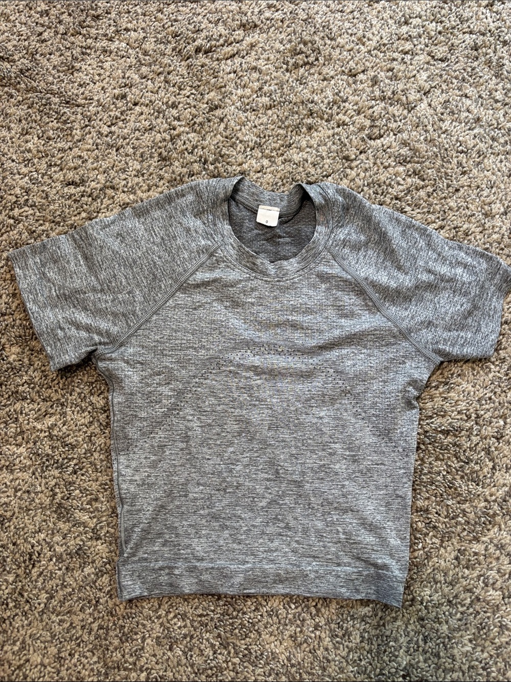 Lululemon Swiftly Tech Cropped Short-Sleeve Shirt 2.0 size 0